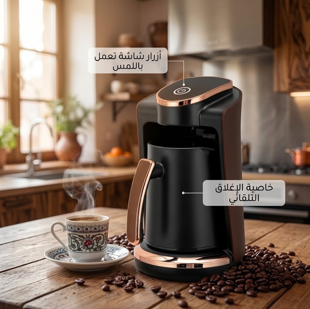 SOKANY ماكينة صنع القهوة التركية الذكية