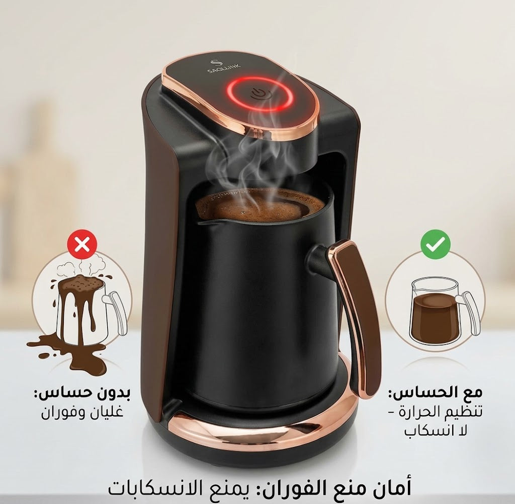 SOKANY ماكينة صنع القهوة التركية الذكية